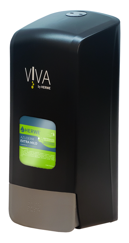 HERWE VIVA Manual Foam Soap Dispensers 2000 ml Black