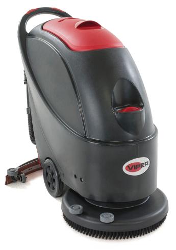 (Contact for Availability) Viper - AS430C 17" Electric Automatic Floor Scrubber - 29" squeegee assembly & 65' cord - 13 Gallons