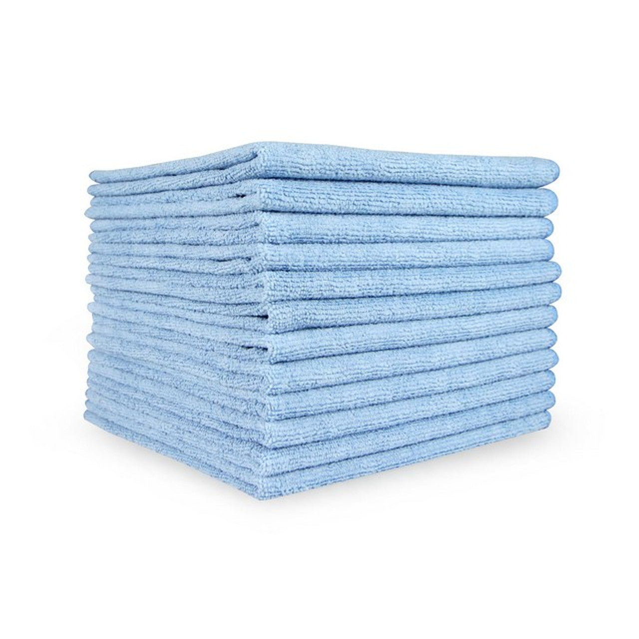 Economy - 16x16" Blue Microfiber Cleaning Cloth 35GSM