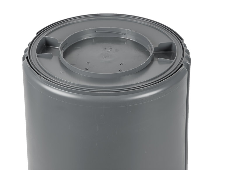 44 Gallon Gray Trash Can