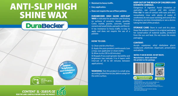 Anti-Slip Wax - Commercial-Grade & Eco-friendly