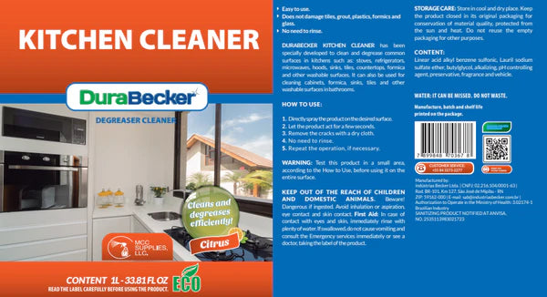 Kitchen Cleaner - Commercial-Grade & Eco-friendly