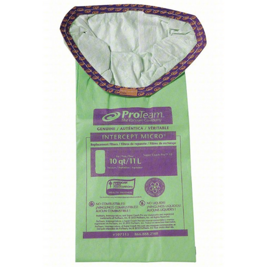ProTeam 3QT GoFit Microfilter Paper Bags 10/PK
