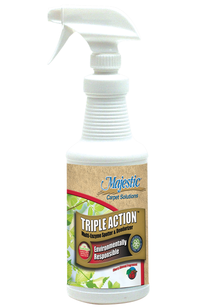 Triple Action - Carpet Spot Remover/Odor Counteractant - 12/CS