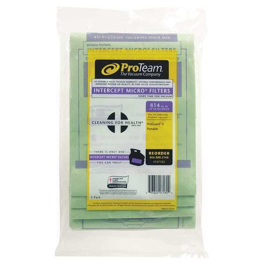 Proteam ProGuard 4 Portable Micro Intercept Bags, 3/Pk