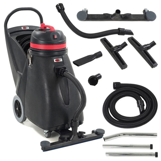 Viper - SN18WD 18 Gallon Shovelnose Wet/Dry Vacuum w/ Front Squeegee & Toolkit