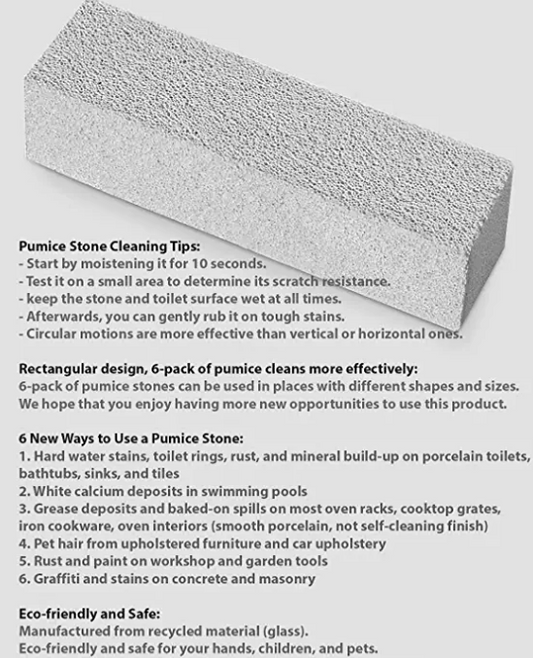 Pumice Stone for Toilet Cleaning Bowl