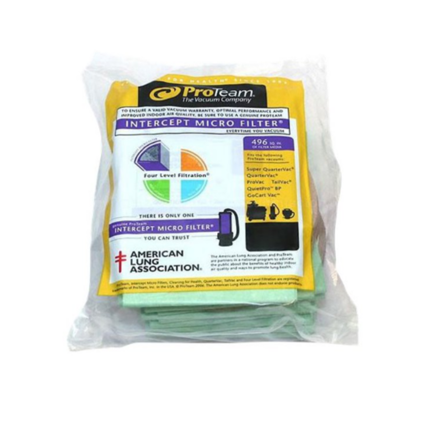 6QT ProTeam Original Microfilter 10/Pack