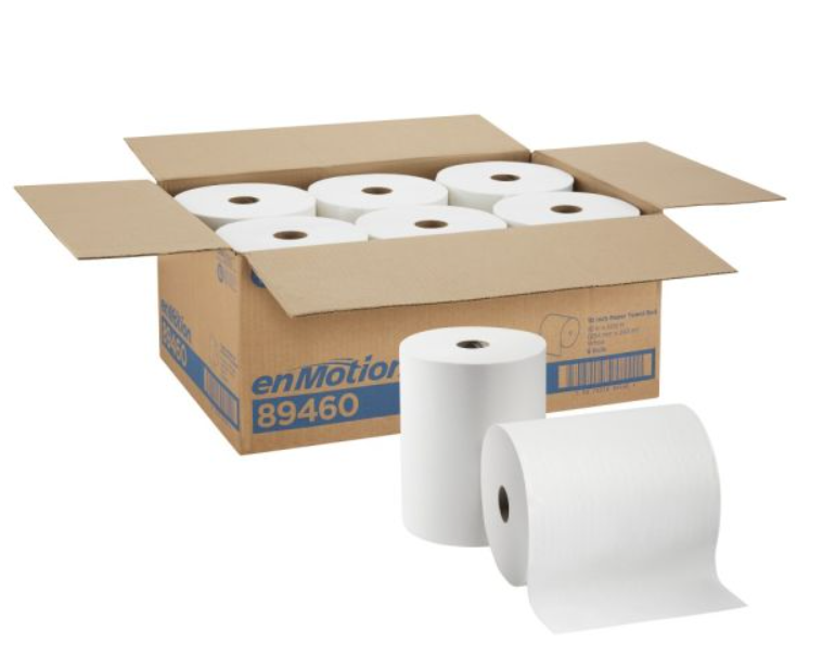 enMotion by GP PRO 1-Ply Paper Towels, 800' Per Roll, Pack Of 6 Rolls