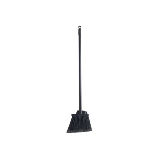 Lobby Broom with 30" Metal Handle, Flagged, Medium-Duty